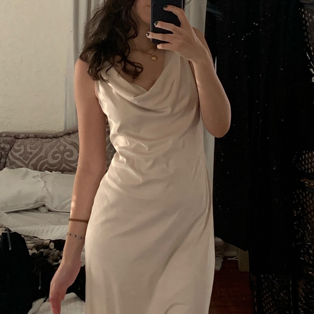 Cream Vintage Bebe Dress